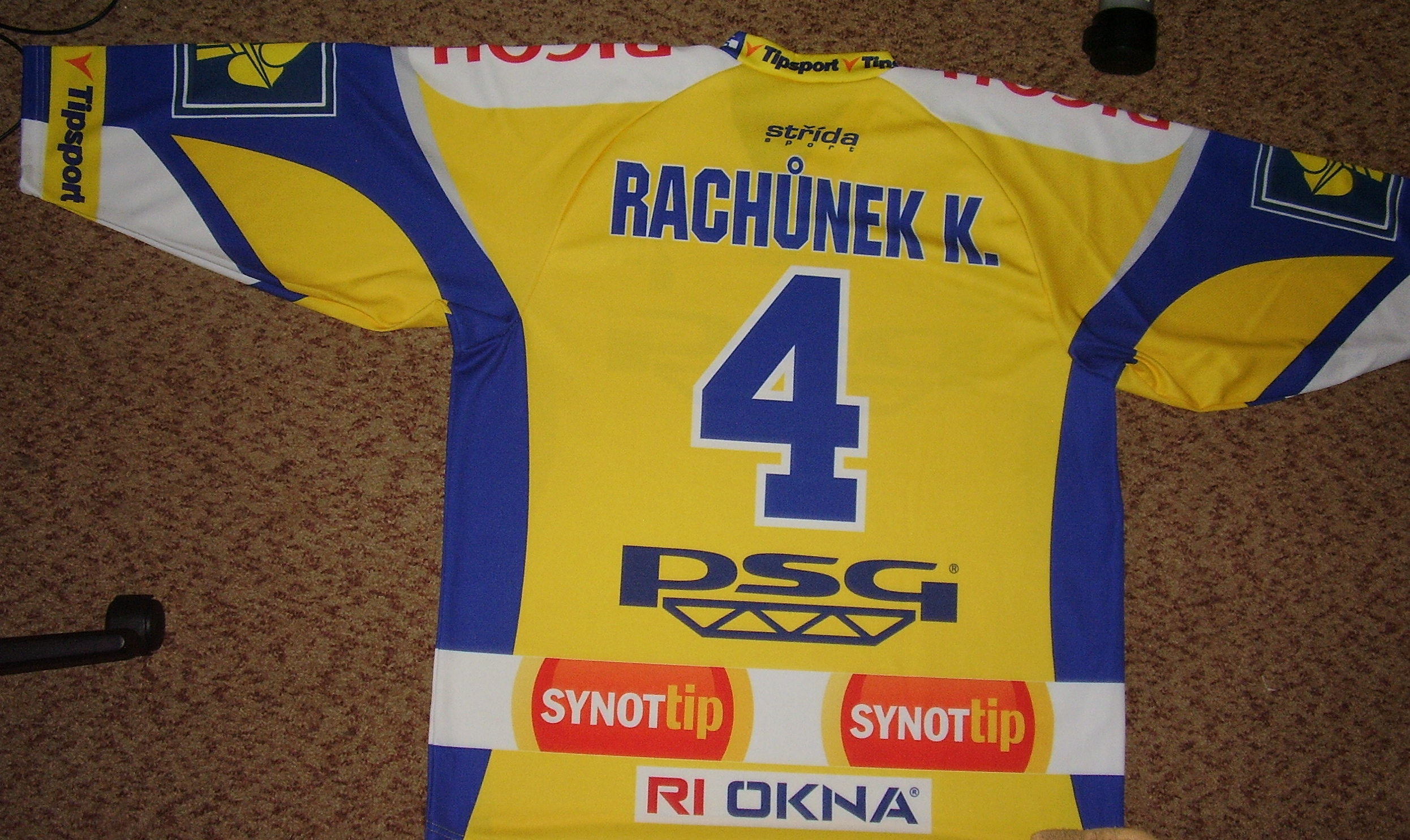 Karel Rachůnek - dres z Benefice 2012 - 2
