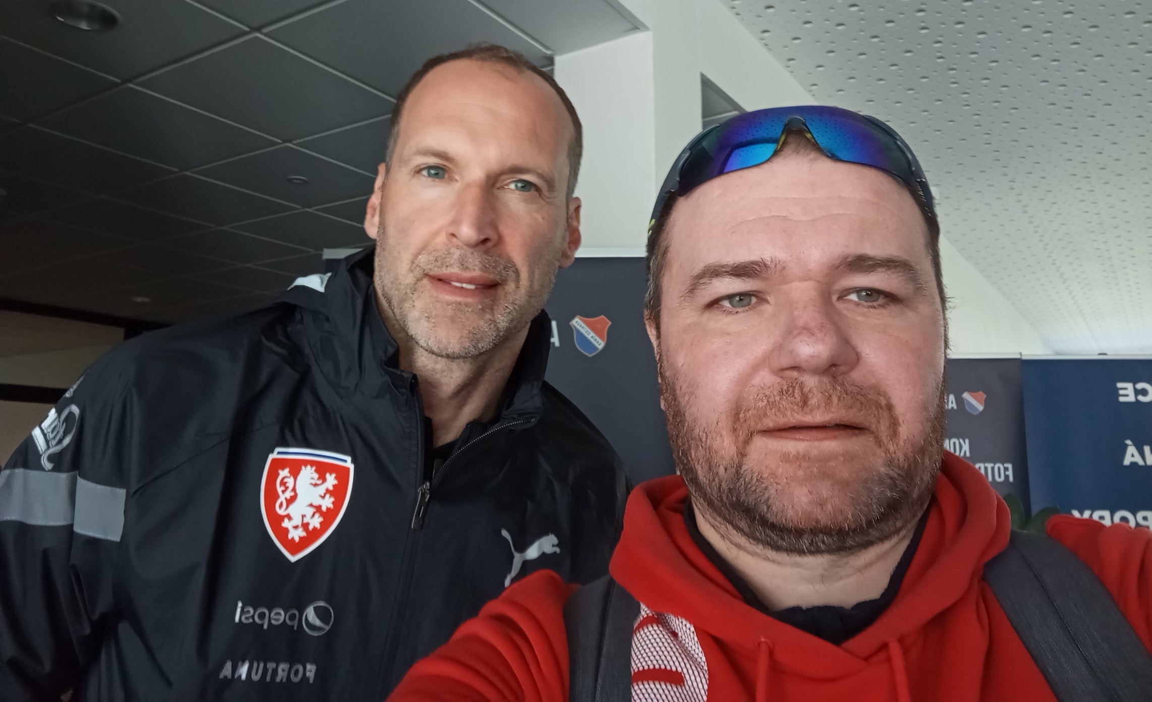 Petr Čech a já
