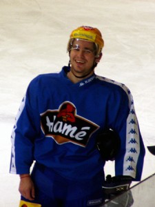 Gabriel Špilár na tréninku HC Hamé